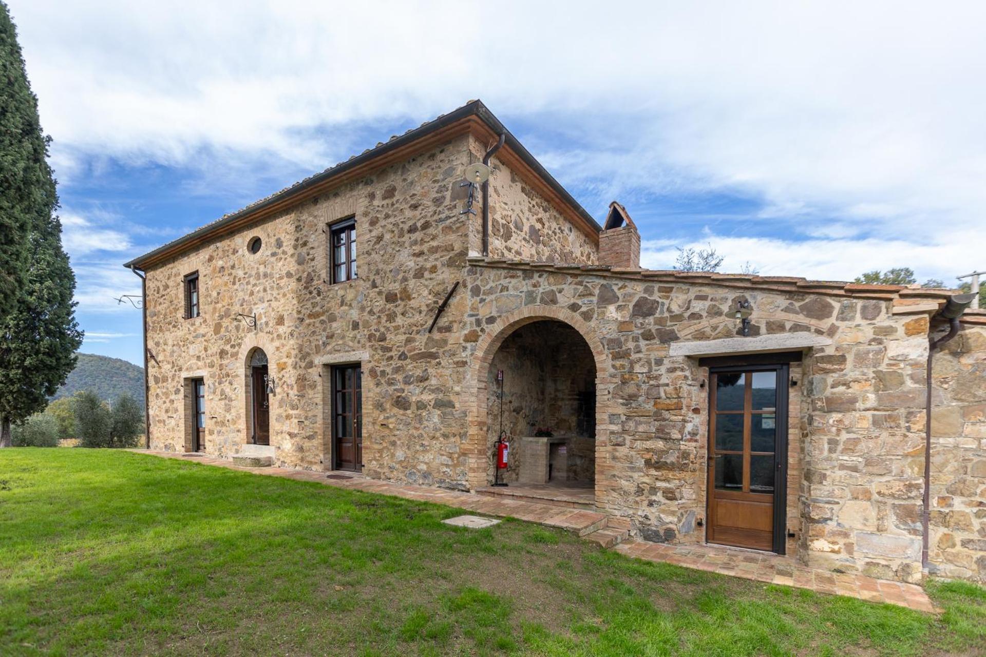 Вилла Agriturismo Le Macioche Монтальчино Экстерьер фото