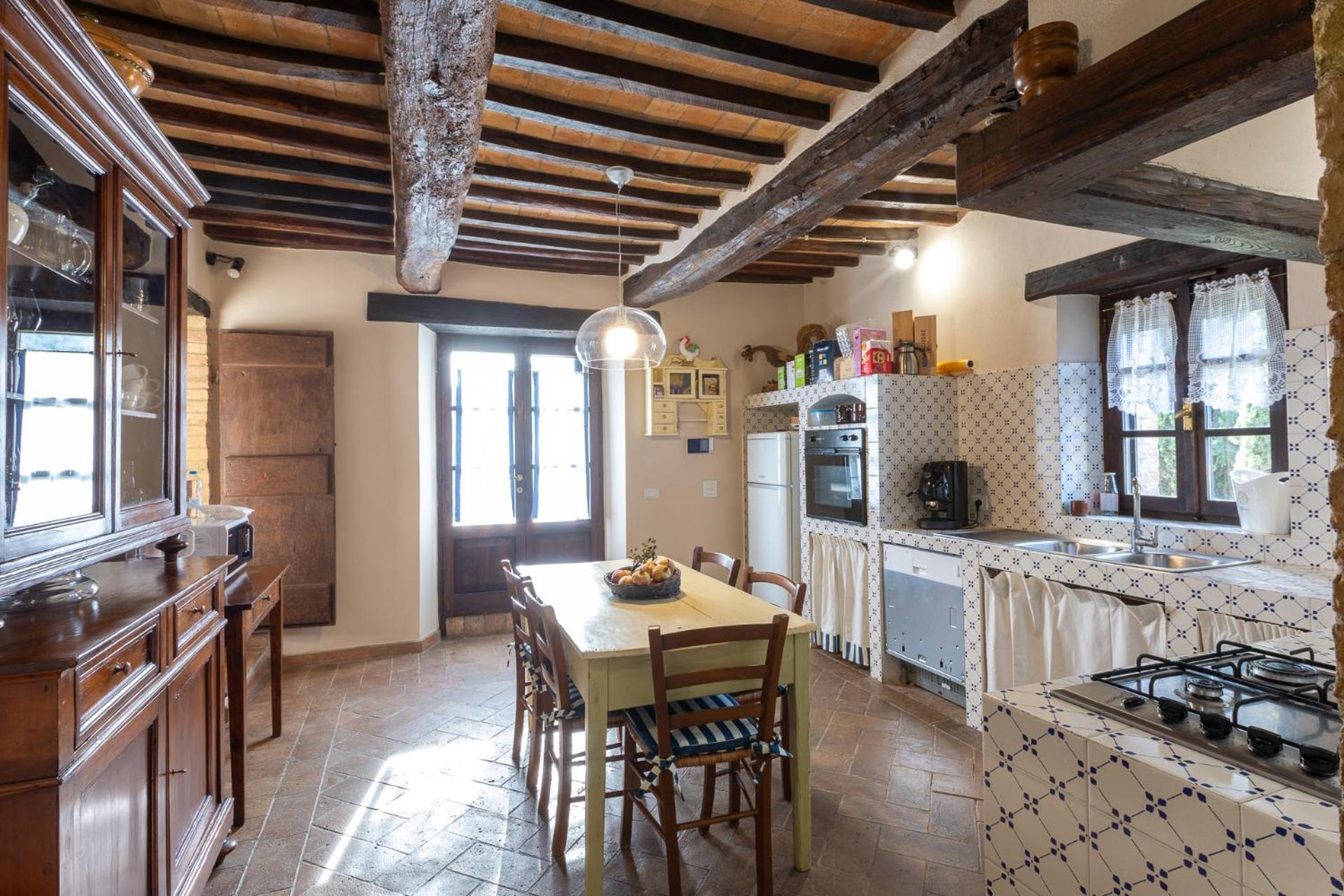 Вилла Agriturismo Le Macioche Монтальчино Экстерьер фото