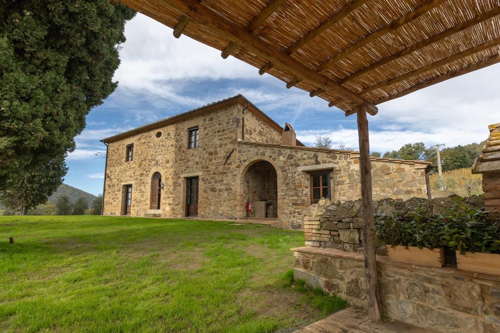 Вилла Agriturismo Le Macioche Монтальчино Экстерьер фото